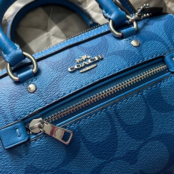 Coach Vibrant Blue Mini Bag - Picture 10 of 13